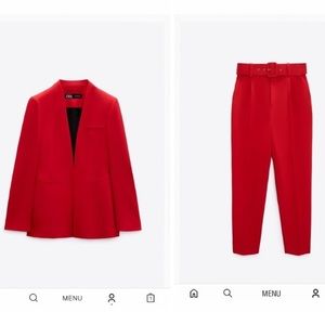 [NWOT] Zara 2 pieces Blazer and Pants - XS